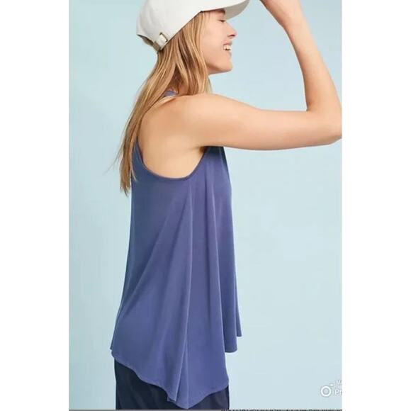 Anthropologie COA Recline V-neck Tank Top - Brown - Size L - Picture 2 of 9